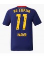 Billige RB Leipzig Conrad Harder #11 Bortedrakt 2025-26 Kortermet